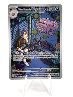 Pokemon Team Rocket’s Weezing Illustration Rare Destined Rivals 199/182 - Image 1