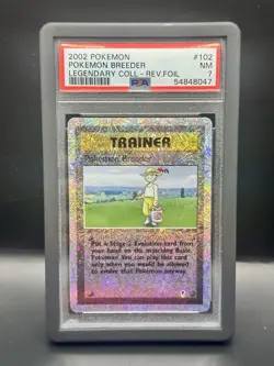PSA 7 2002 Pokemon Legendary Collection Pokemon Breeder Reverse Holo #102/110 - Image 1