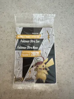The Pokemon Company Ash's Pikachu SM108 SM Black Star Promo English 2017 Sealed - Image 2