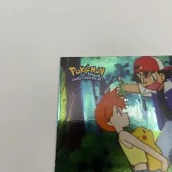 Ash Catches A Pokemon EP3 Foil Blue Logo Topps TV Animation Edition NM Vintage - Image 3