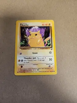 Pikachu 87/130 Base Set 2 Near Mint Pokemon Card Unlimited Edition NM - Image 1