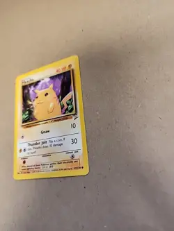 Pikachu 87/130 Base Set 2 Near Mint Pokemon Card Unlimited Edition NM - Image 3
