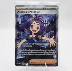 Acerola's Mischief 165/132 Mega Evolutions Full Art Holo Rare Pokemon TCG - Image 2