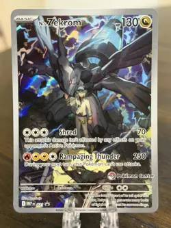 N's Zekrom 031 (Pokemon Center) Me: Mega Evolution Promo Illustration Rare NM - Image 1