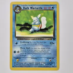 Dark Wartortle 46/82 Uncommon Team WOTC Rocket Pokemon Tcg Card - Image 1