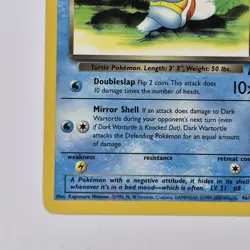 Dark Wartortle 46/82 Uncommon Team WOTC Rocket Pokemon Tcg Card - Image 4