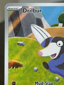 Drilbur 124/086 Sv: Black Bolt Illustration Rare Pokemon TCG Near Mint - Image 2
