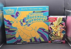 Pokemon Ascended Heroes ETB And Booster Bundle Package. Sealed - Image 1
