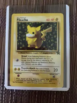 Pokemon Pikachu Black Star Promo card - Image 1