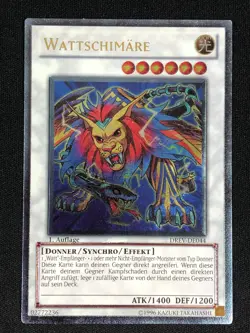 YUGIOH WATTCHIMERA DREV-EN044 1ST ULTIMATE GERMAN - Image 1