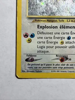 Lugia Neo Genesis 2000 9/111 90 HP Holo Rare Holo French Pokemon TCG Well Played - Image 2
