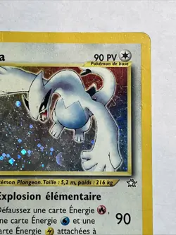 Lugia Neo Genesis 2000 9/111 90 HP Holo Rare Holo French Pokemon TCG Well Played - Image 4