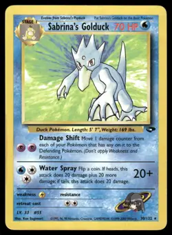 Gym Challenge Pokemon TCG Sabrina's Golduck - Image 1