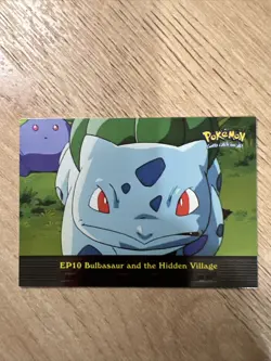 Pokemon Topps TV Animation EP10 - Bulbasaur and the Hidden Village Foil - LP - Image 1