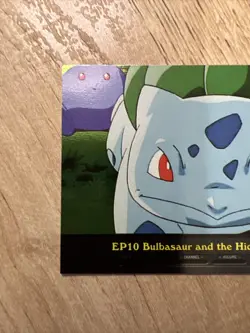 Pokemon Topps TV Animation EP10 - Bulbasaur and the Hidden Village Foil - LP - Image 5