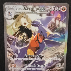 Cynthia’s Garchomp EX 232 SIR MINT - HICO KIM Art-Destined Rivals ENG Pokemon - Image 2