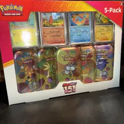 Pokemon TCG Scarlet & Violet 151 Mini Tins 5- Pack Costco Exclusive (lot of 2) - Image 2