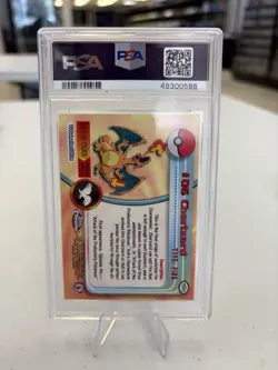 2000 Topps Chrome Charizard #6 Pokemon TV Mint PSA 9 - Image 2