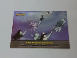 2000 Topps Pokemon TV #EP16 Pokemon Shipwreck Holo Foil LP FREE SHIPPING! - Image 1