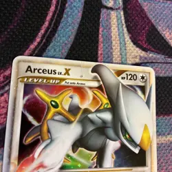 Arceus Lv.X 94/99 Holo Ultra Rare Arceus Pokemon Heavily Played - Image 3