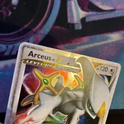 Arceus Lv.X 94/99 Holo Ultra Rare Arceus Pokemon Heavily Played - Image 5