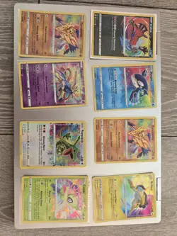 Pokemon Cards tcg Amazing Rare 8 Card Set mint inc Rayquaza 138/185 - Image 1