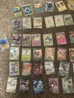 Massive Pokemon Card Lot 99 Cards Rare Ex Gx V Vstar, promos - Image 2