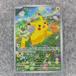 Pokemon TCG SVP088 Pikachu Black Star Promo Full Art Holo Card - Near Mint - Image 1