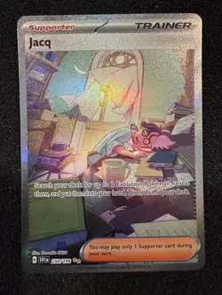 Jacq 250/198 Special Illustration Rare Scarlet & Violet Pokemon Near Mint - Image 1