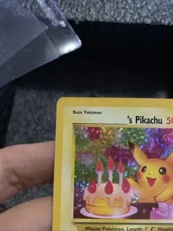 DAMAGED ! 2021 Pokemon Celebrations 25th Black Star Promo #24 Birthday Pikachu - Image 4