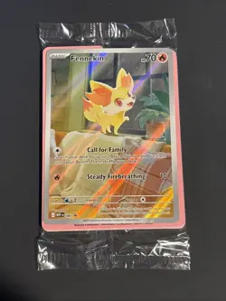 Pokemon Fennekin 080 - Black Star PROMO Sealed Chaos Rising w/ ETB Card Dividers - Image 1