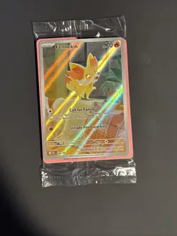 Pokemon Fennekin 080 - Black Star PROMO Sealed Chaos Rising w/ ETB Card Dividers - Image 2