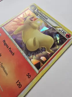 Pokemon TCG Typhlosion 32/123 Deck Exclusives Cracked Ice Holo Rare NM - Image 3