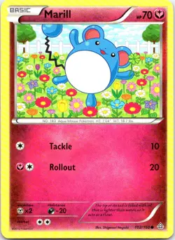 MARILL 102/160 COMMON PRIMAL CLASH POKEMON LP - Image 1