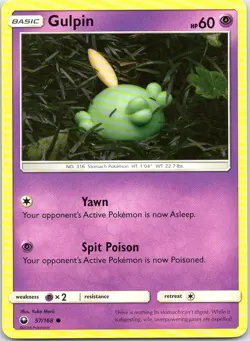 GULPIN 57/168 COMMON CELESTIAL STORM POKEMON LP - Image 1