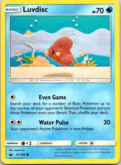 LUVDISC 44/168 COMMON CELESTIAL STORM POKEMON LP - Image 1