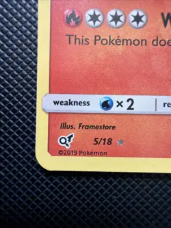 Pokemon Charizard Holo Rare 5/18 Detective Pikachu Stage 2 180 HP EN Card - Image 5