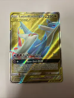 Latias & Latios GX 169/181 Full Art Tag Team Pokemon Card - Image 1