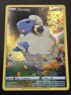 Pokemon Mareep GG34/GG70 Swsh: Crown Zenith: Galarian Gallery Holo NM - Image 1