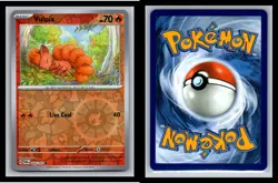 Pokemon TCG Twilight Masquerade Vulpix TWM 026/167 NM Reverse Holo - Image 3