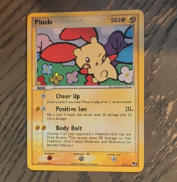 Pokemon TCG Plusle POP Series 3 Promo Holo Rare 5/17 EN 2006 50HP - Image 1