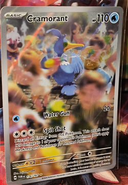 Pokemon Cramorant 176/167 Sv06: Twilight Masquerade Illustration Rare Holo 110HP - Image 1