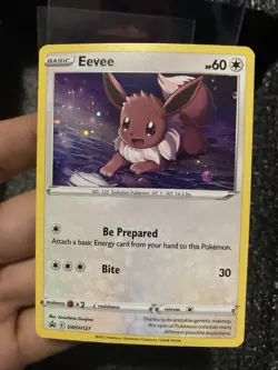 Eevee #SWSH127 Sword & Shield Black Star Promo Cosmos Holo Pokemon TCG - Image 2