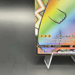 Pikachu VMAX 188/185 Vivid Voltage Secret Rare Holo Pokemon Card TCG Rainbow - Image 5