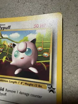 Jigglypuff Black Star Promo #7 Pokemon TCG WOTC 1999 Movie Soundtrack Promo Card - Image 5