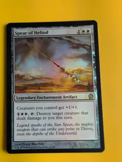 Spear of Heliod. FOIL Theros rare Magic the Gathering Card. - Image 3