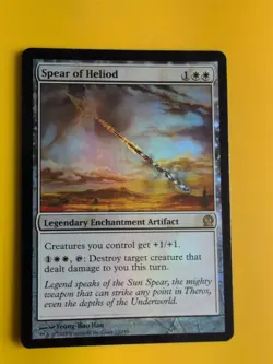 Spear of Heliod. FOIL Theros rare Magic the Gathering Card. - Image 4