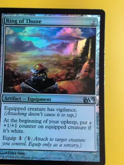 Ring of Thune. FOIL M13 Artifact equipment Magic the Gathering Card. - Image 3
