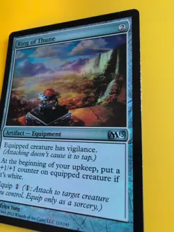 Ring of Thune. FOIL M13 Artifact equipment Magic the Gathering Card. - Image 5