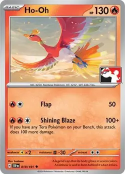 Ho-Oh Uncommon Prize Pack Series Cards 019/191 NM - Image 1